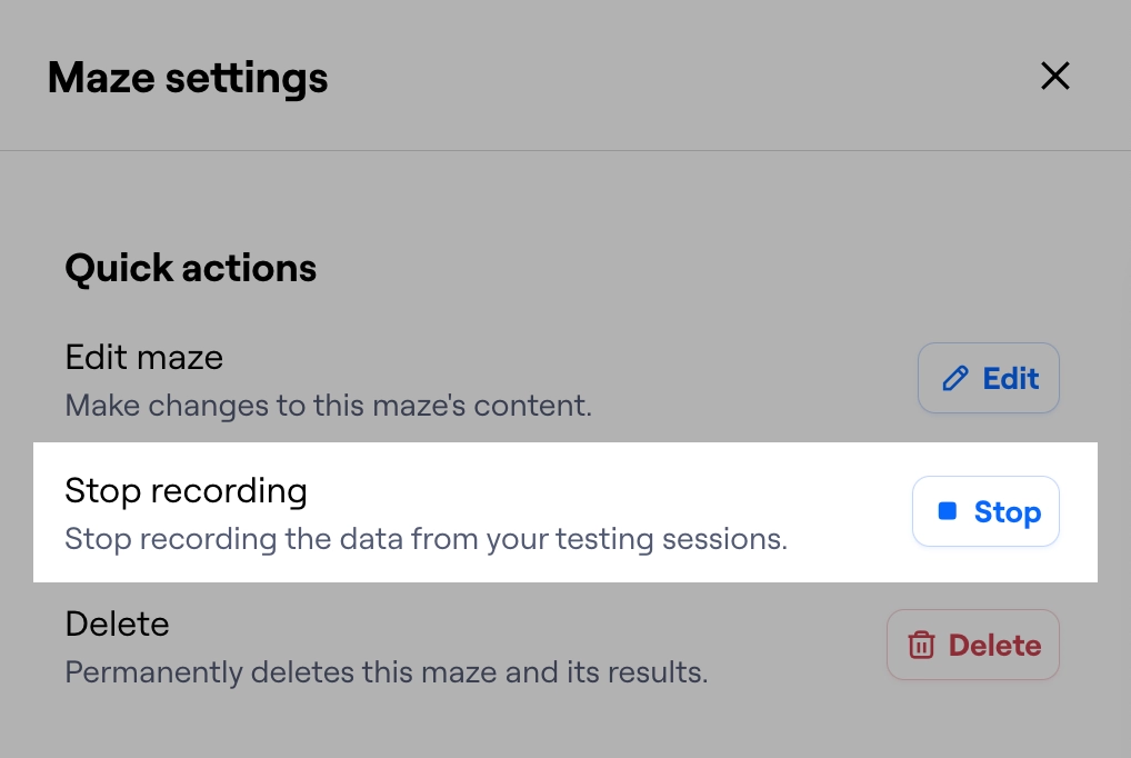 maze-settings-stop-recording.webp