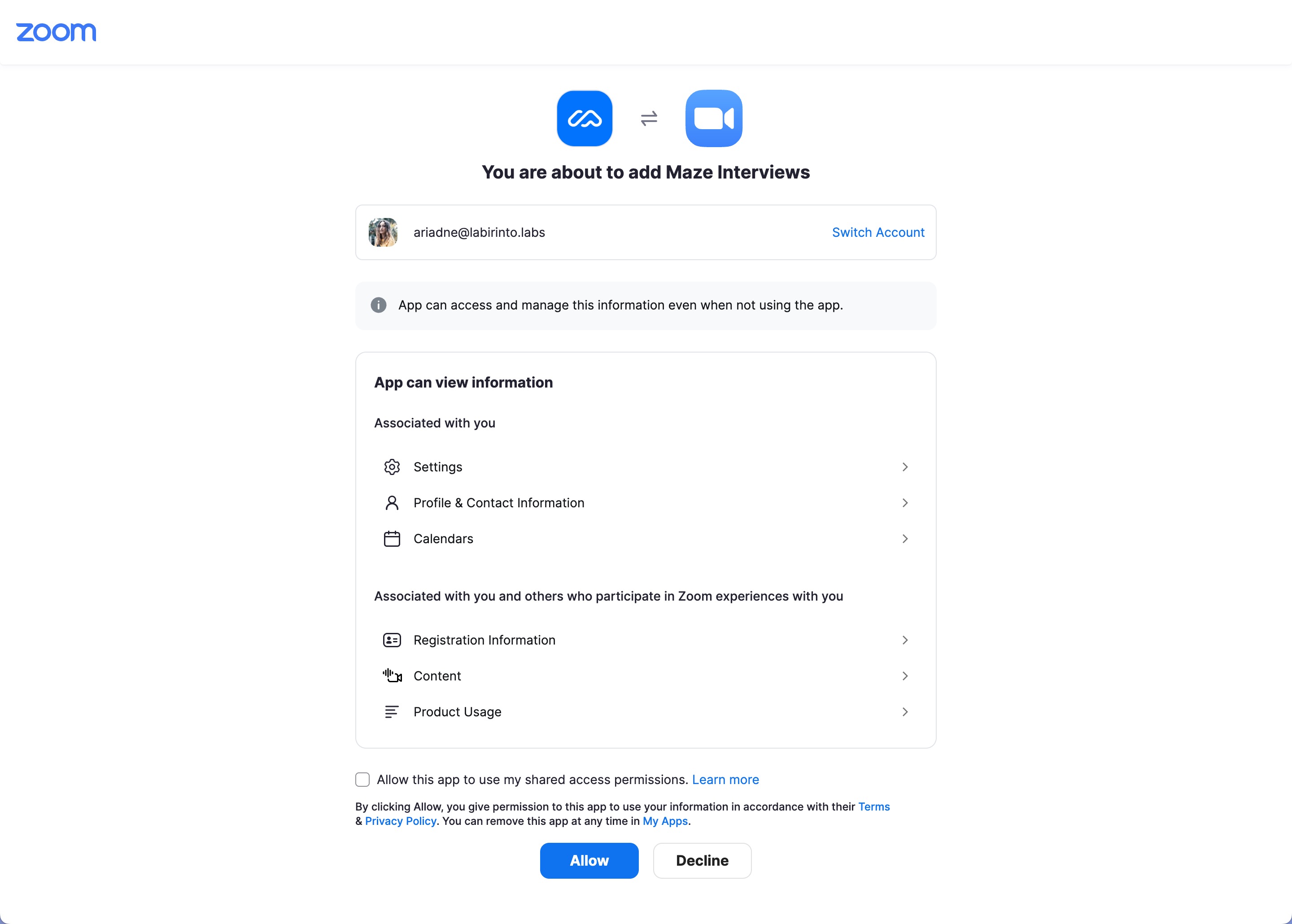 maze-settings-personal-integrations-authorize-zoom.jpg