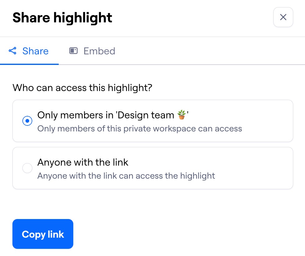 maze-interviews-analyze-tab-share-highlight-modal.jpg