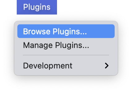 Browsing new plugins in Adobe XD